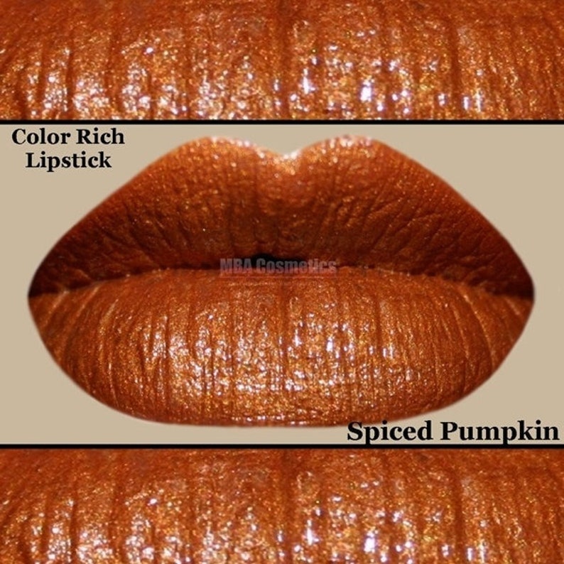 Burnt Orange Color Rich Lipstick-Spiced Pumpkin image 1