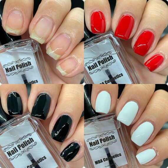 Clear Nail Polish Top Base Coat 10 Free Large 15ml Etsy