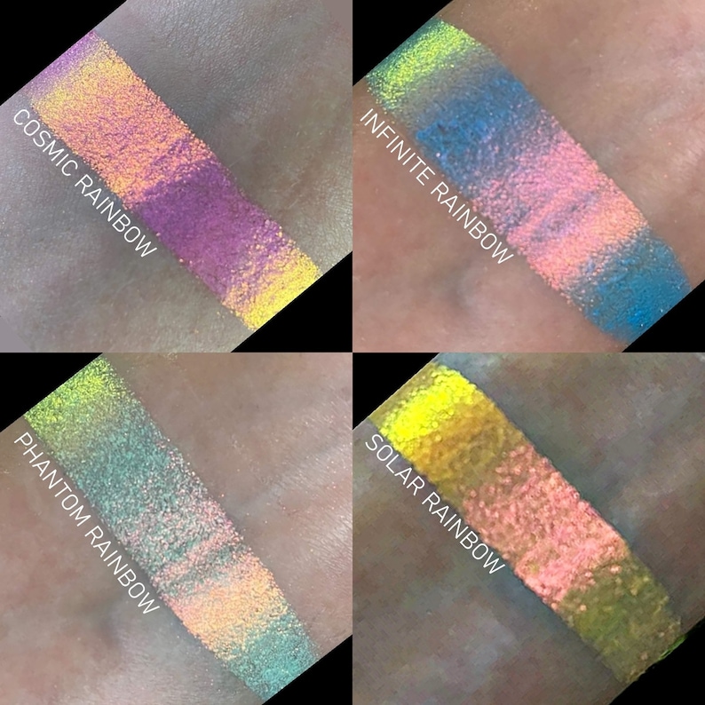Celestial Rainbow Collectionmultichrome Eyeshadows Etsy
