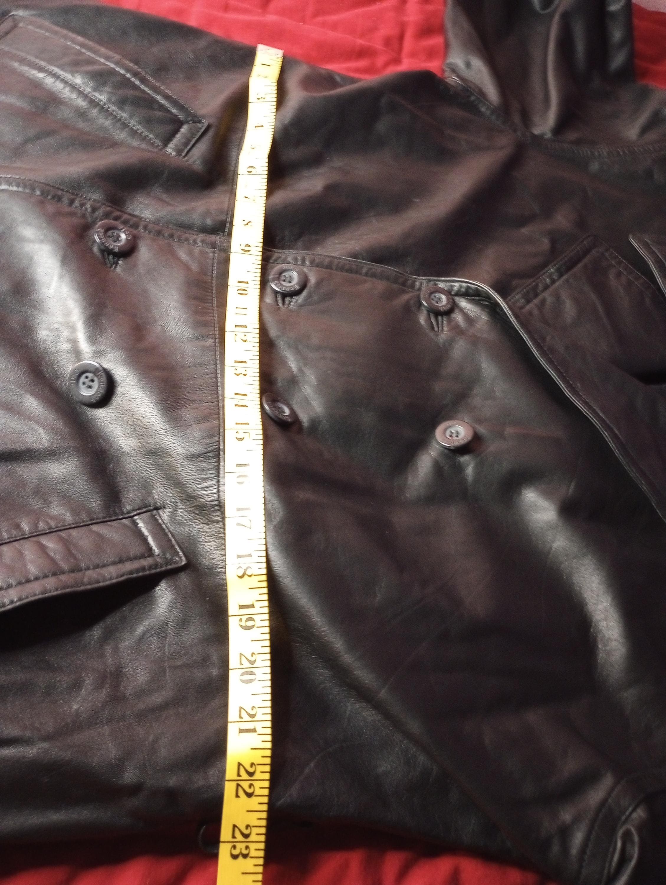 Long Leather Trench Coat - Sophisticated Comfort main image 0