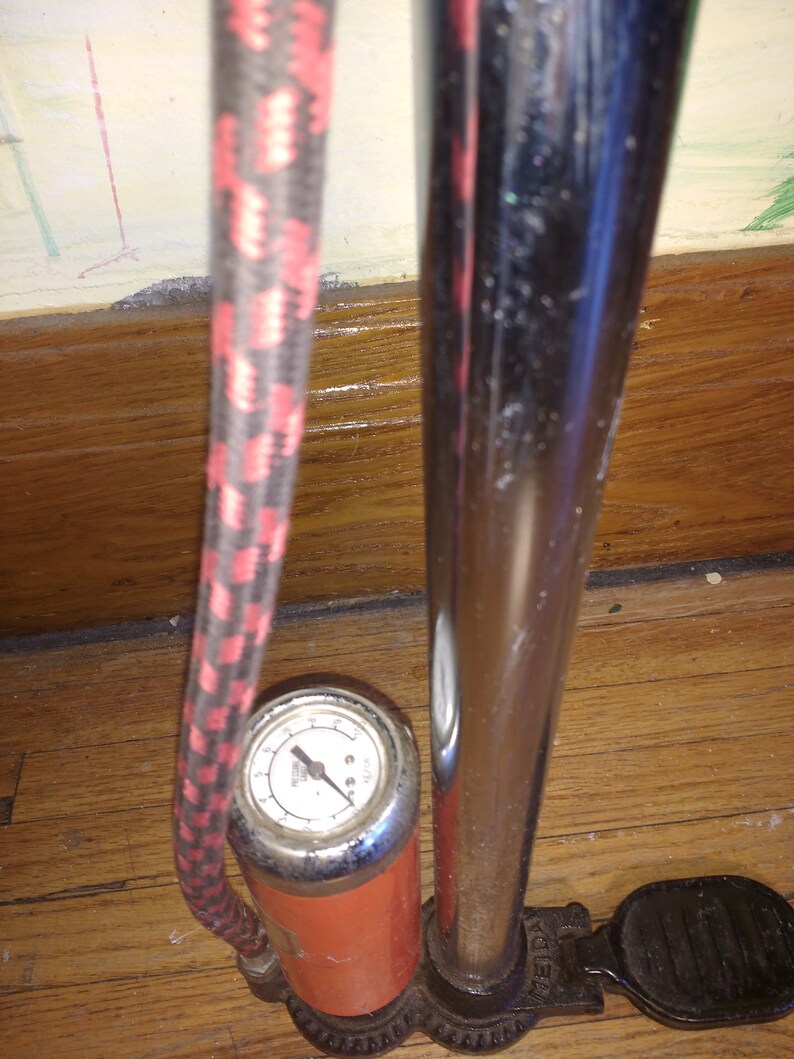 Funky Vintage Bicycle Pump