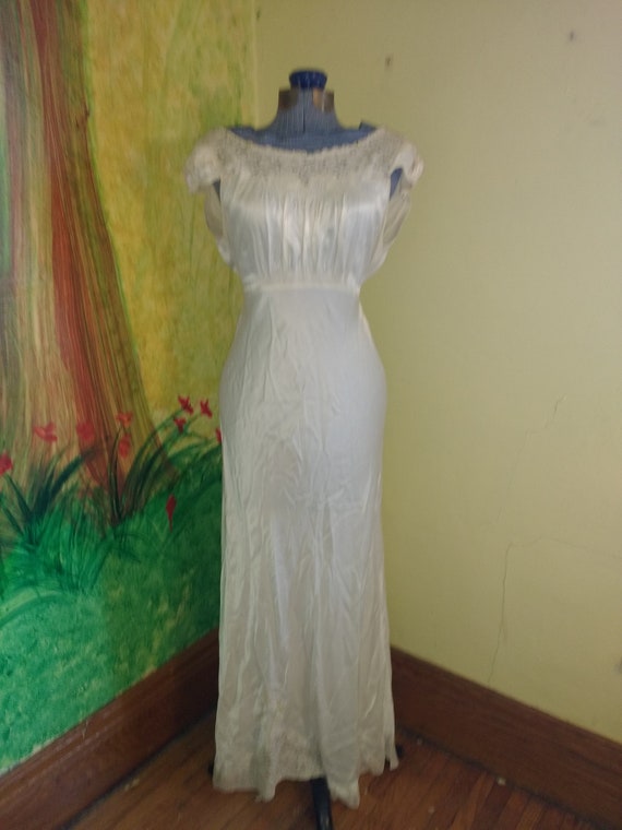 Thirties Nightgown, Maxie Dress, Wedding Dress - image 2