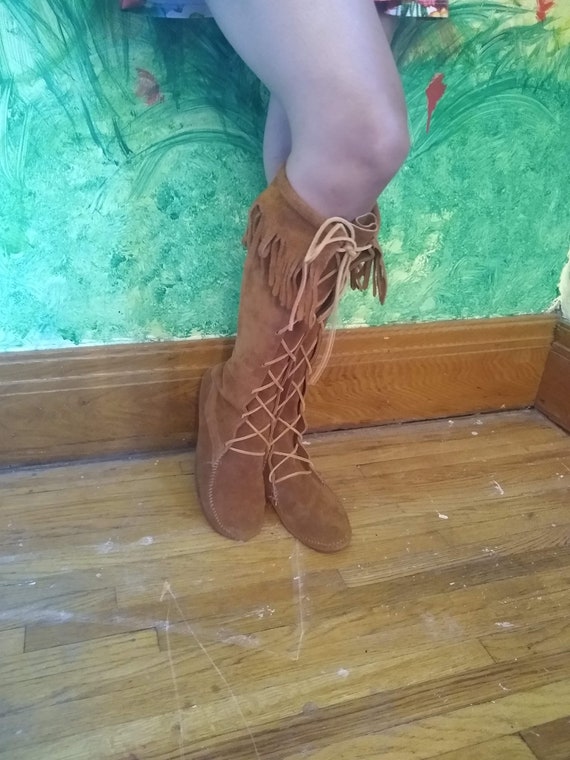 Knee High Moccasins
