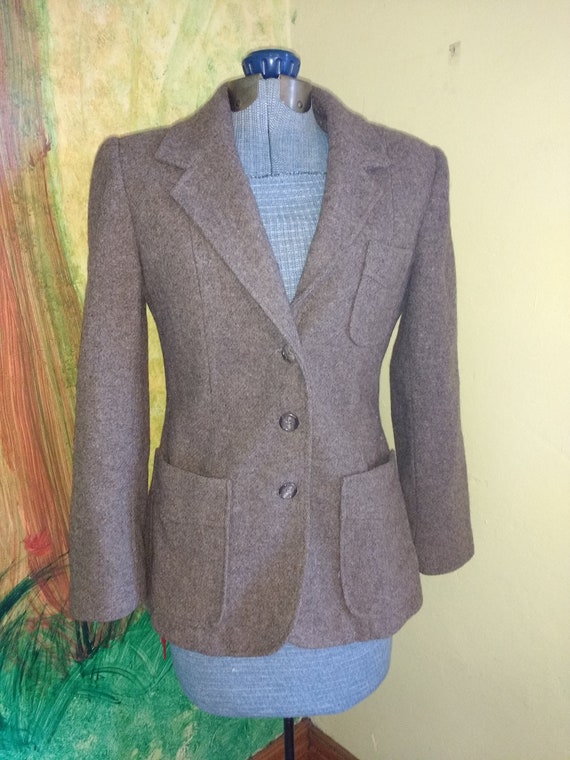 Seventies does Forties, Military style blazer - image 1