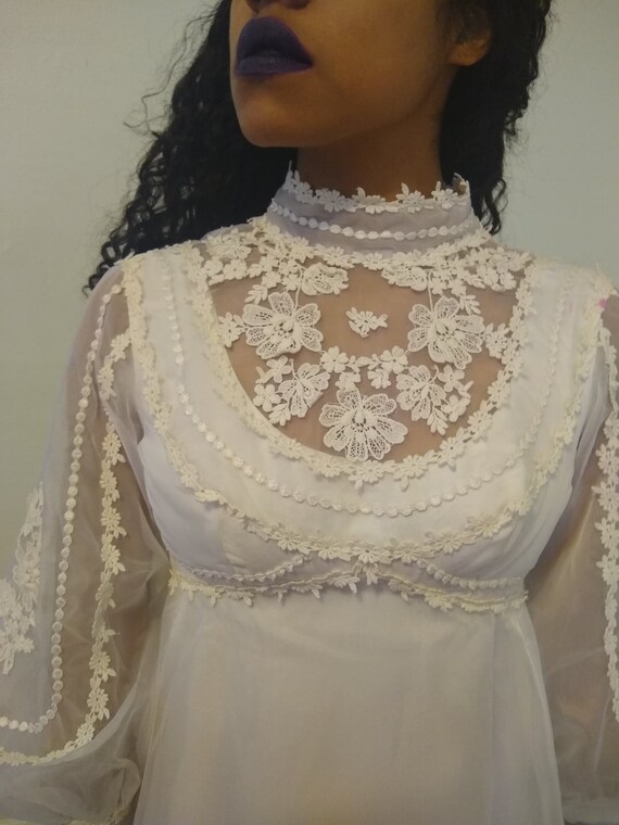 Vintage, Boho, Empire Waist, Waist Wedding Dress