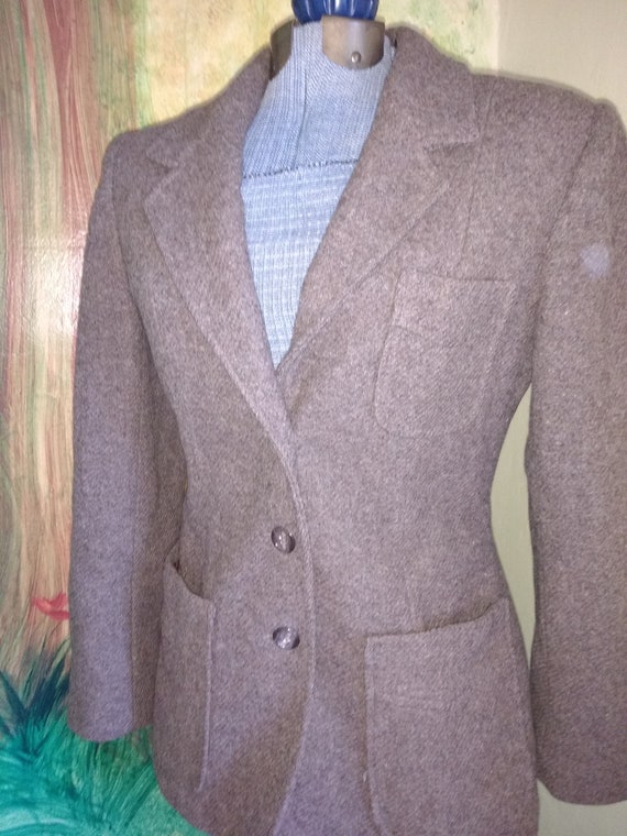 Seventies does Forties, Military style blazer - image 3