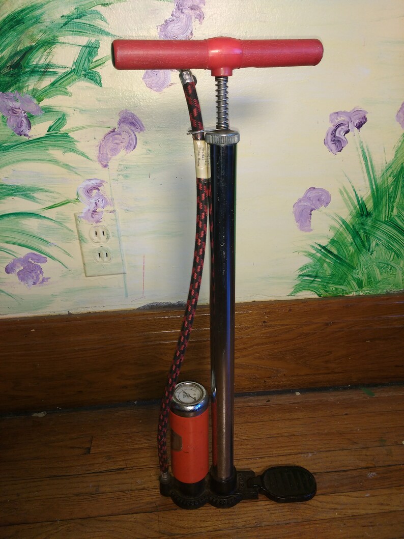 Funky Vintage Bicycle Pump