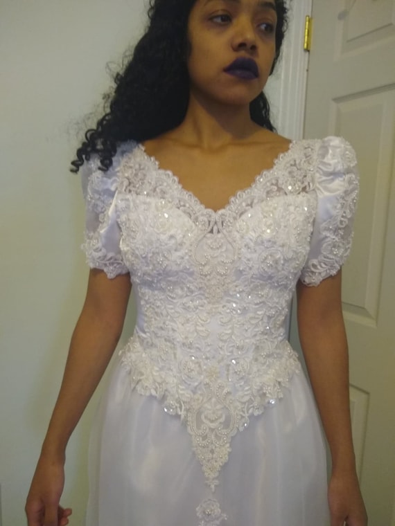 Vintage, Fairy Tale Wedding Dress, Crystals and La