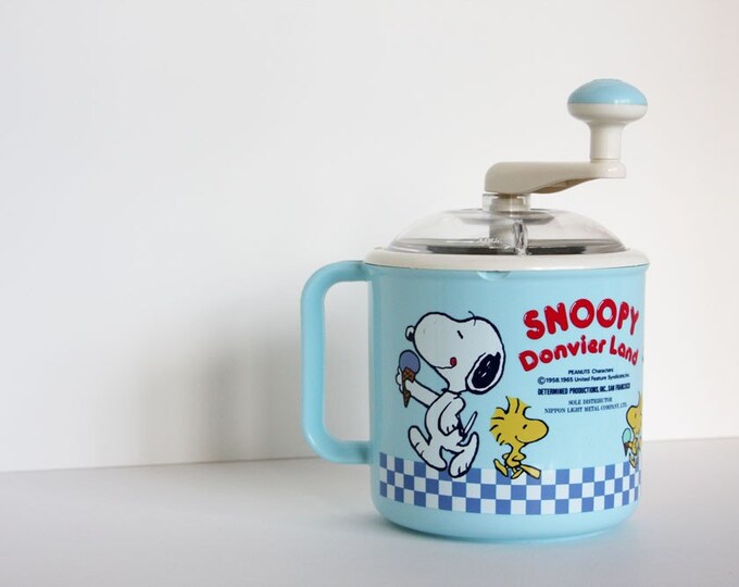 Vintage Snoopy Donvier Land Ice Cream Maker Etsy