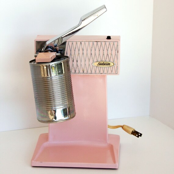 Retro Vintage Pink Sunbeam Electric Can Opener Etsy