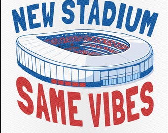 Buffalo Football New Stadium Same Vibes 2026 PNG: Orchard Park Stadium Design (Digital Download)