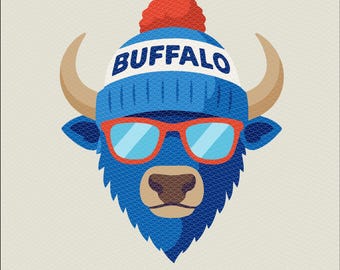 Buffalo Football Bison Head Winter Hat png | Mafia fan | Josh Fan | Trending Design