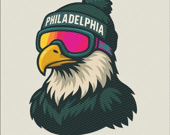 Philadelphia Football Eagle Head Winter Hat png | Trending Design | Png download for Birds