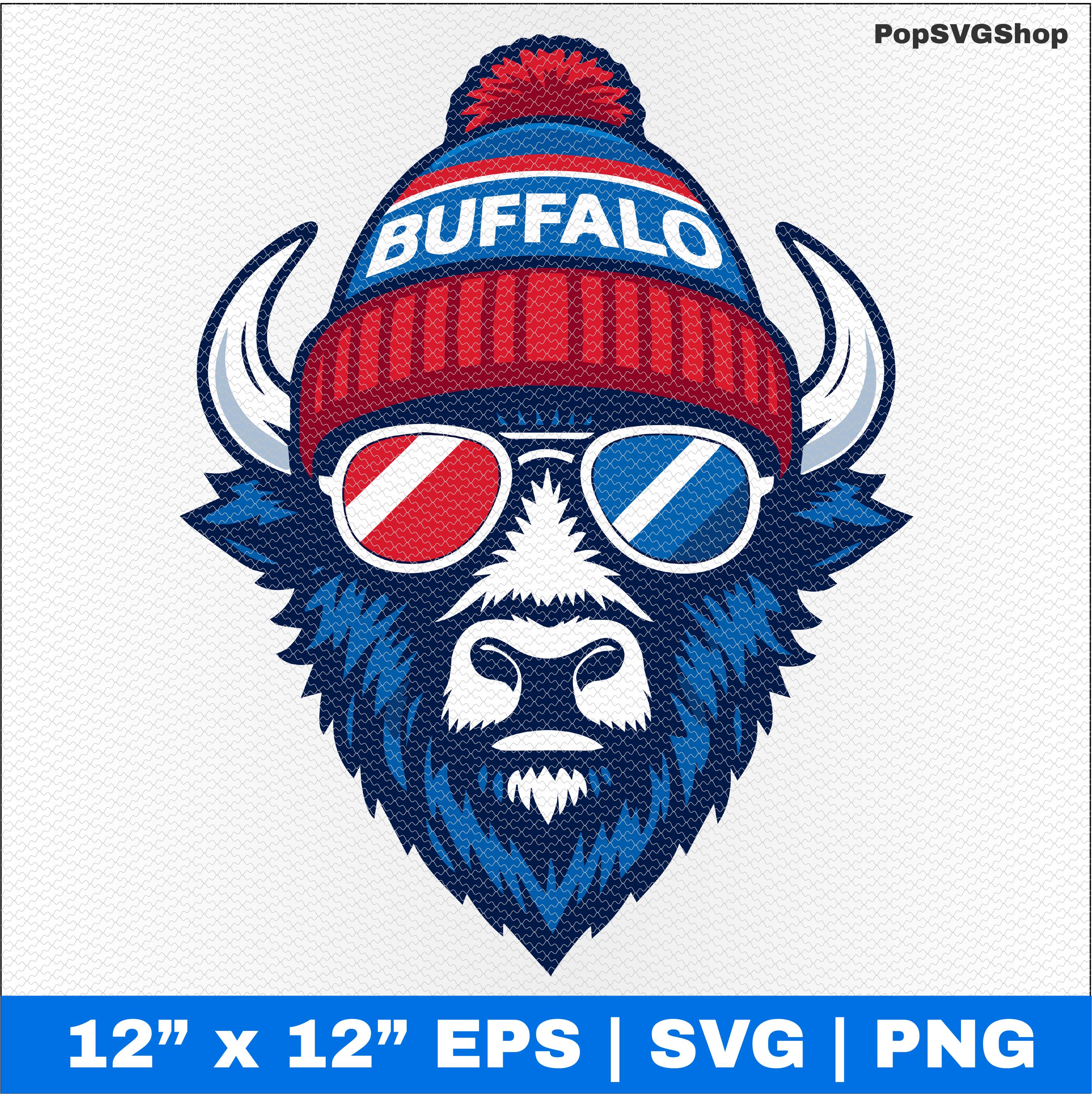 Buffalo Football Bison Head Winter Hat Png | Mafia Fan  display picture 3