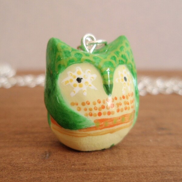 little owl pendant necklace