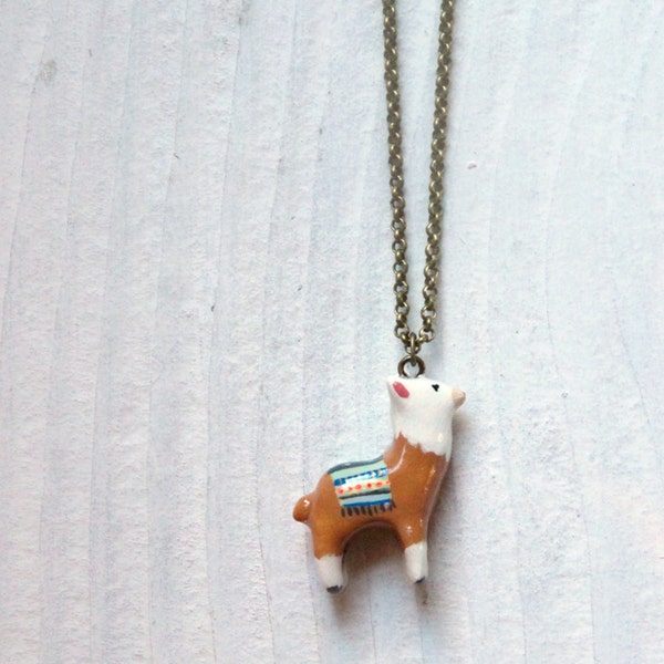 Llama necklace