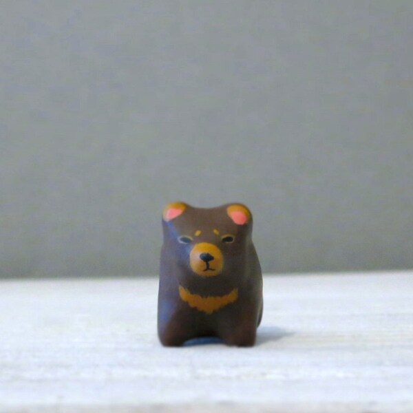 Bear pocket totem figurine