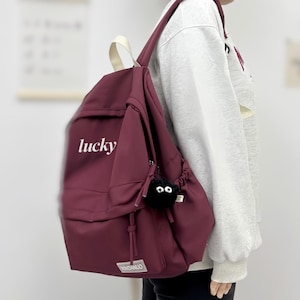 Personalization backpack, Customized cute backpack, school bag, travel personal item backpack, Backpack, personalized backpack