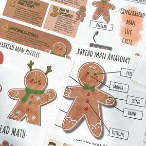 Gingerbread Man Unit - Etsy