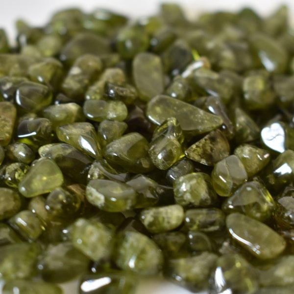 Idocrase Gem Vesuvianite Natural Stone Tumbled Mini Xsmall 28g Crystal Healing, 1 ounce Natural Vesuviante xsmall Stones