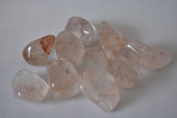 Piedra Tamboreada Cuarzo Rutilado Piedra Tamboreada Cuarzo Rutilado