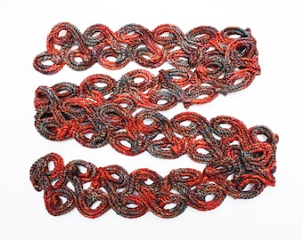 Karman Vortex Nalbinding Scarf Printable PDF Pattern