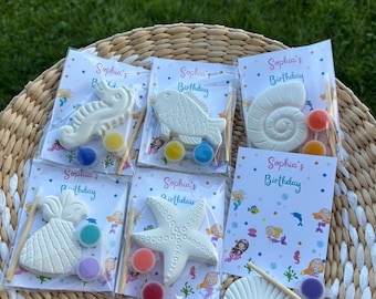 Under the Sea Birthday Party Favors, DIY Ocean Animal Paint Kit