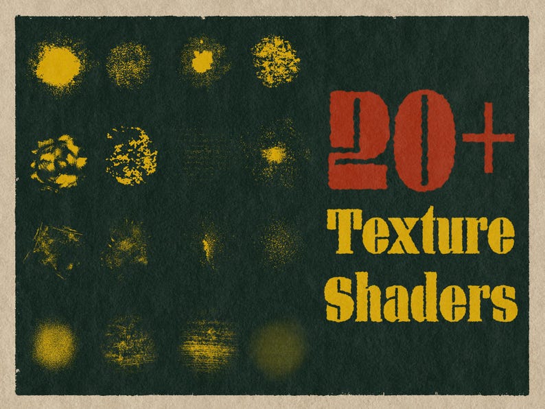 Cosmoink Procreate Brush Set – 20+ Texture Shaders and 13 Liners - Etsy