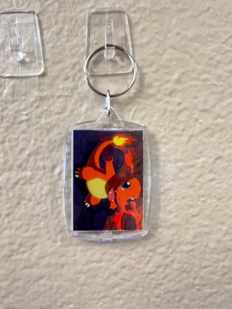Pokémon Charmander Keychain - Etsy