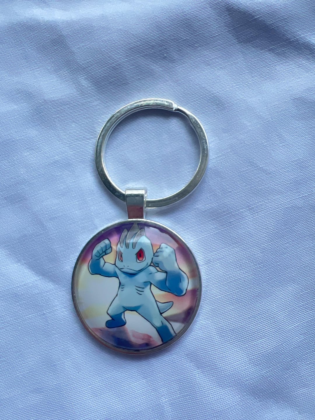 Machomp Key Chain Pokémon Machop Keychain Pendant - Etsy