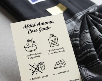 Men's Amama Viscose Turban | Traditional | Soft Muslim Headwrap for Men [Length-size 10.8 Feet]