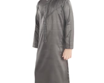 kid's Boy's Omani Thobe with Tassel full sleeve