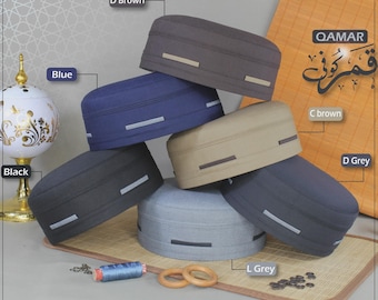 Men's Cap Qamar Muslim Prayer koofi/cap