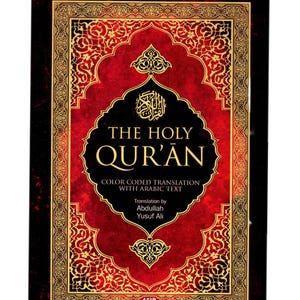 The Holy Qur'an Color Coded Translation with Arabic Text Hardcover