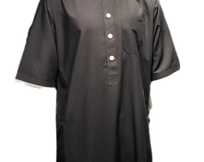 Featured listing image: Men's Half Sleeve Designer Thobe Omani Emirati Arabian Style
