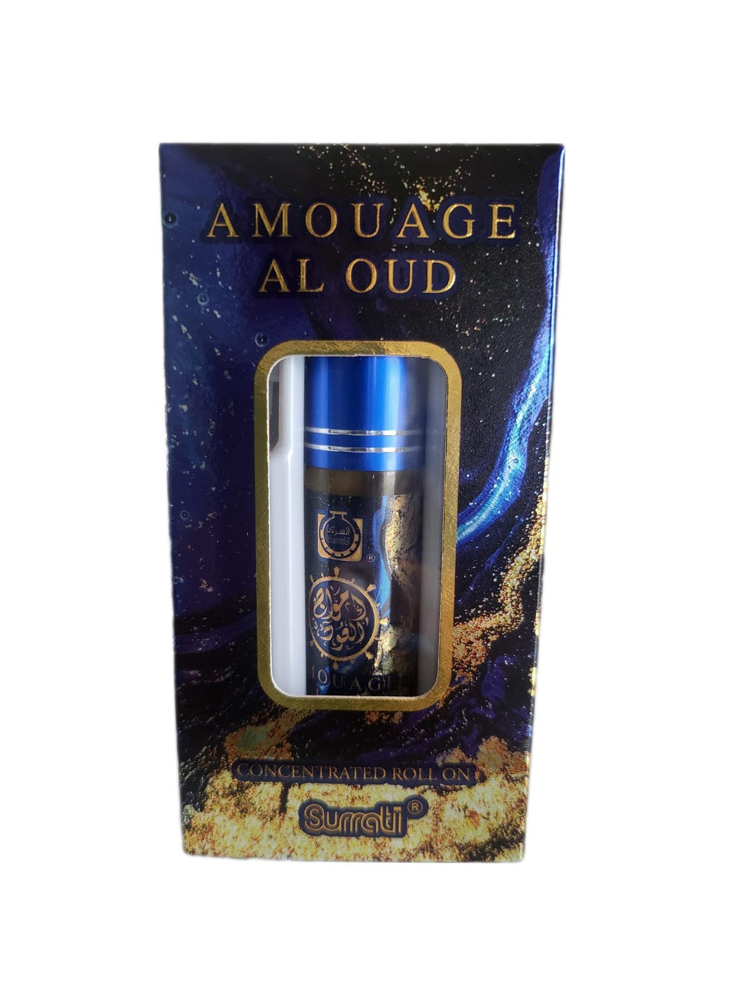 Surrati Oud Oil Perfume Attar: Concentrated Roll-on, 6ml