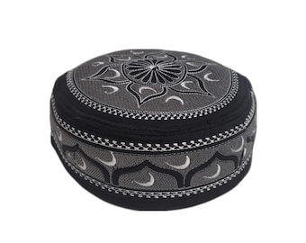 Men's Embroidery Islamic Prayer Kufi/Cap- (Size-58cm)-Collection-1