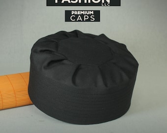 Men's Premium Quality Cotton Pleated Namaz/Prayer Hat/Cap
