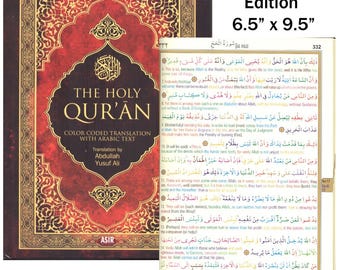 The Holy Qur'an Color Coded Translation with Arabic Text Hardcover