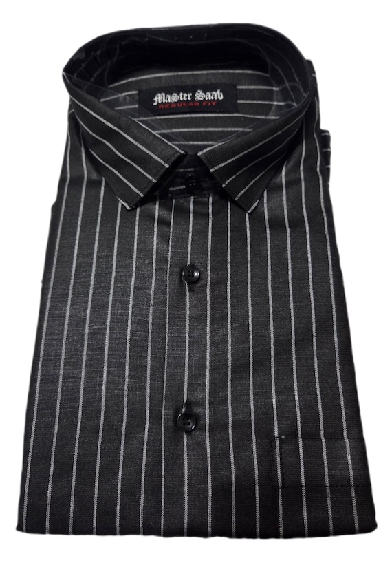 100 percent cotton men's dress shirts Mens Cotton Solid White Slim Fit Spread Collar Wrinkle Free Dress Shirt, 14.5 / 32/33