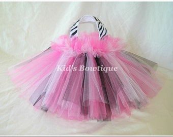 12 Fluffy Diva Party Favor Tutu Bags - Bithday Party Tutu Purses - Toddler Tutu Purses