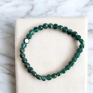 Typ A Guatemala Jadeit Perlenarmband
