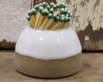 Ceramic Matchstick Holder - Ceramic Matchstick Striker