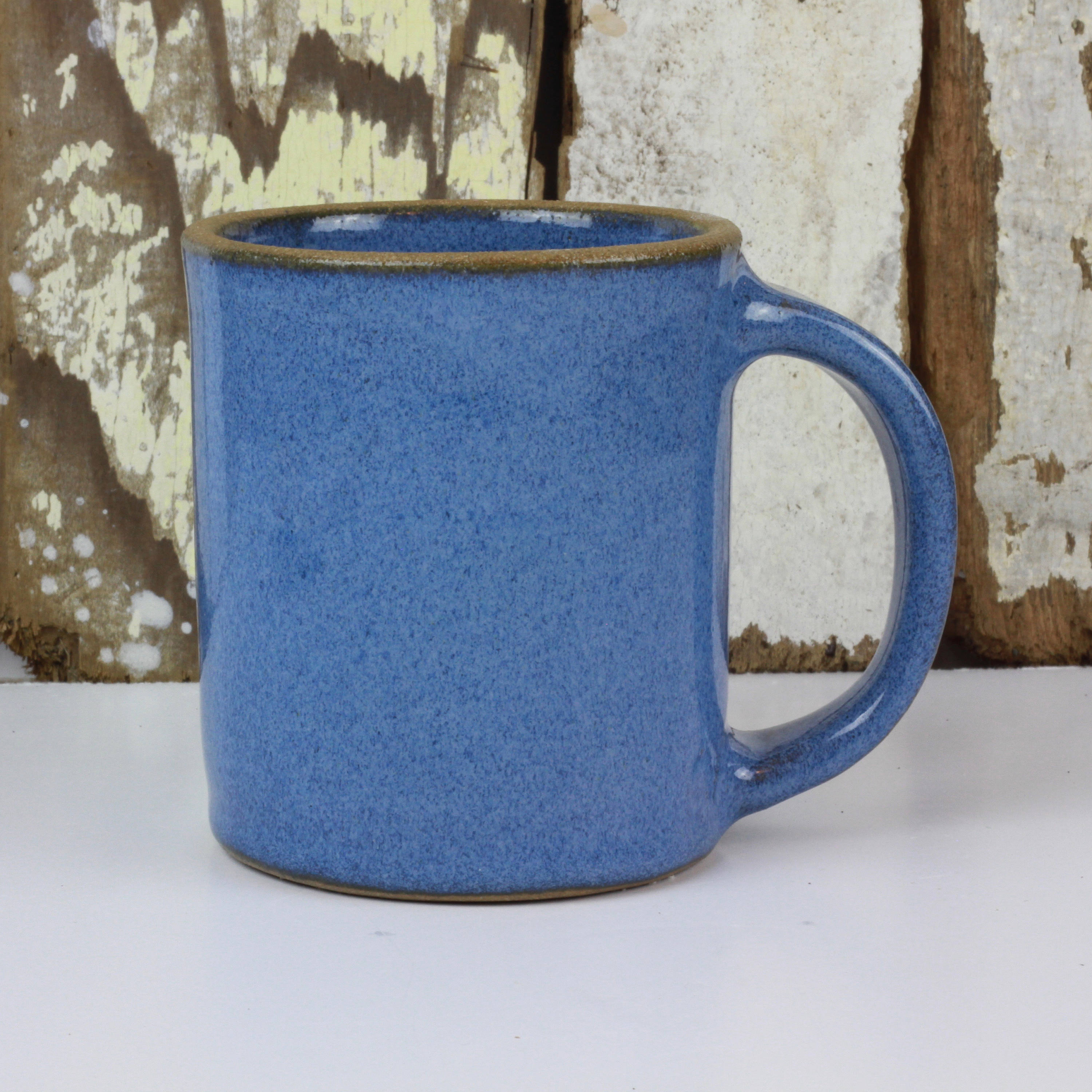 Blue Coffee Mug / Tea Cup / Hot Chocolate Mug / 12 Ounce Mug / Etsy