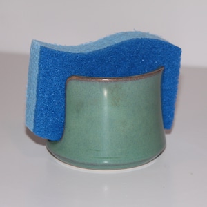 Sea Foam Green Ceramic Sponge Holder | Made to order