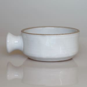 Ceramic Shaving Mug / Ridges for a Good Lather / Comfortable Handle / Made to Order