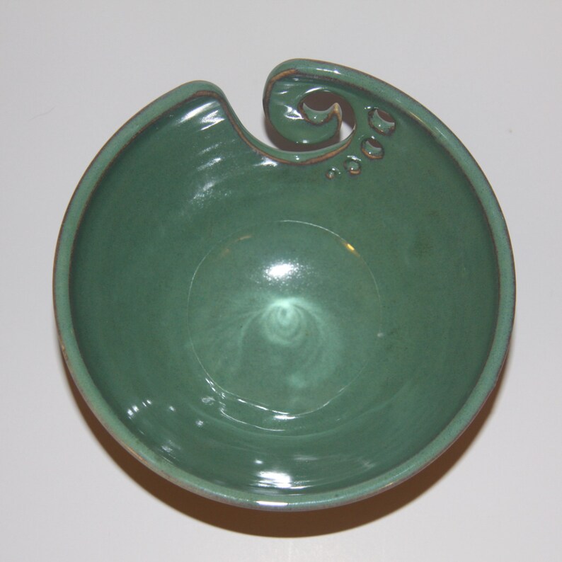 Yarn Bowl / Knitting Bowl / Crochet Bowl / Sea Foam Green Yarn Etsy