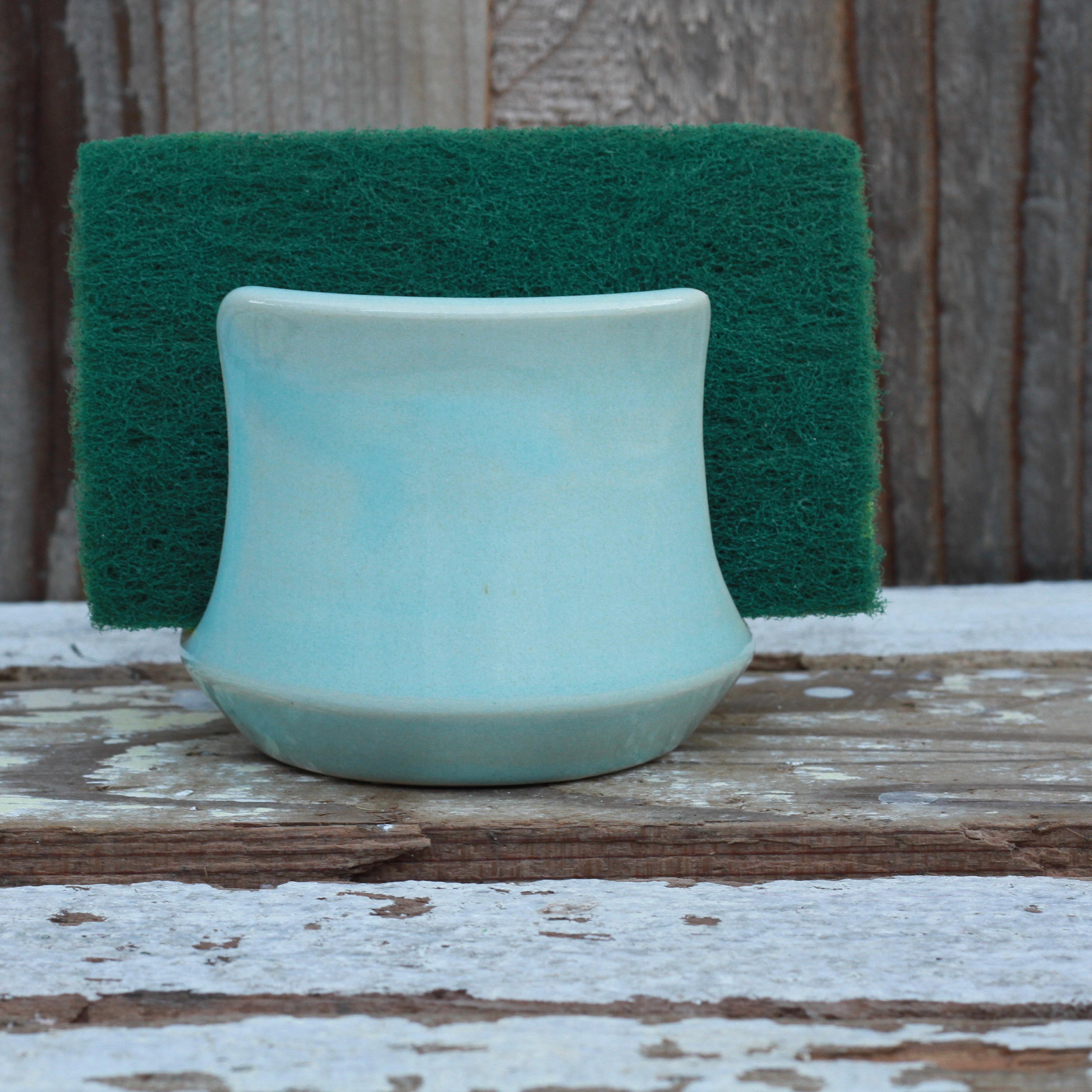Light Blue Ceramic Sponge Holder Made to Order