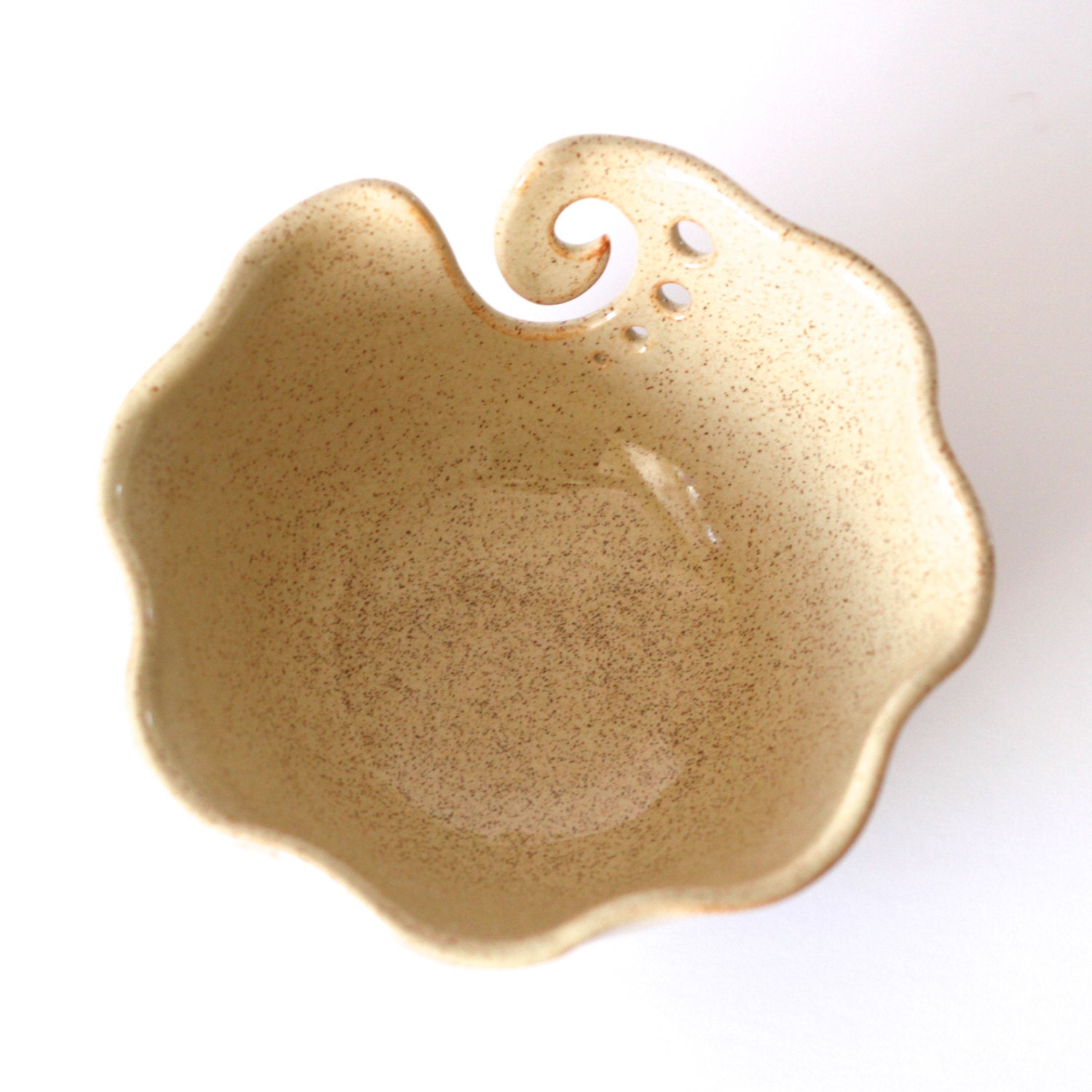 Ruffled Yarn Bowl / Yarn Bowl/ Knitting Bowl / Crochet Bowl / Etsy