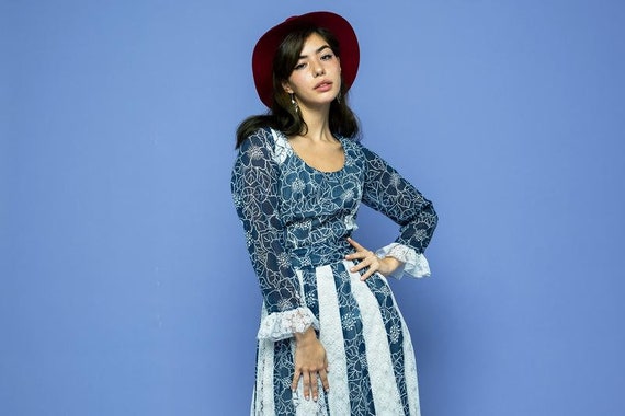 Vintage Maxi Dresses 70s Women's Clothing Vintage